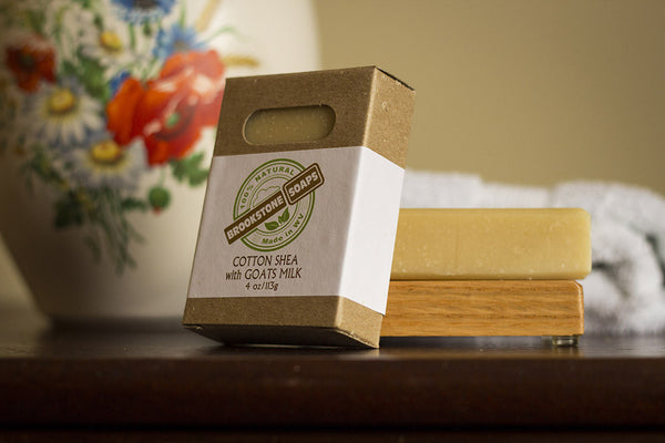 Cotton Shea with Goats Milk Bar Soap