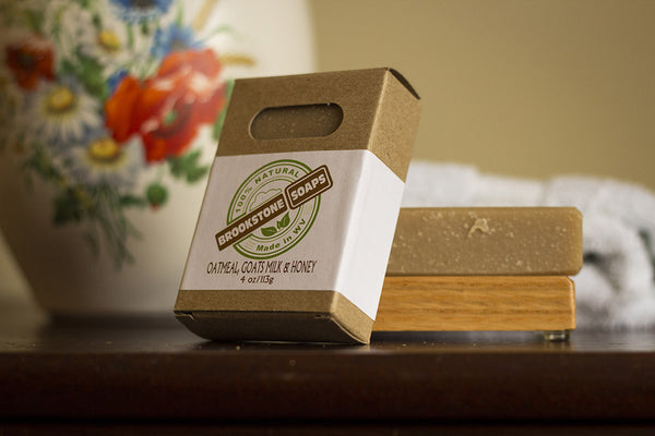 Scented Oatmeal, Goats Milk & Honey Bar Soap