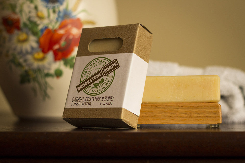 Unscented Oatmeal, Goats Milk & Honey Bar Soap