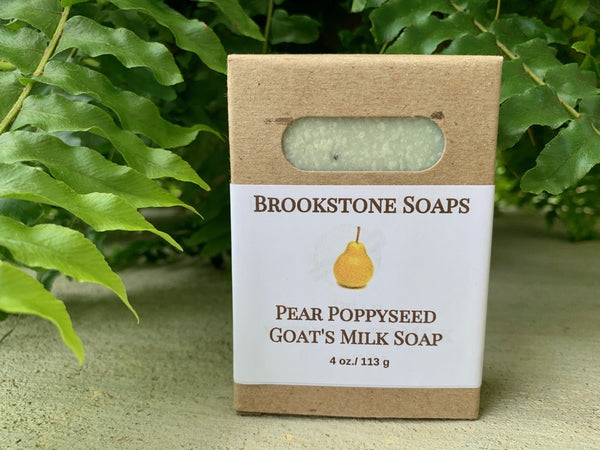 Pear Poppyseed Goat's Milk Soap